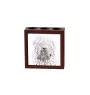 Komondor, Hungarian sheepdog, Mop Dog - pen holder with a dog, desk organizer with a print, personalized desk decoration from the Art-Dog brand.