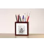Komondor, Hungarian sheepdog, Mop Dog - pen holder with a dog, desk organizer with a print, personalized desk decoration from the Art-Dog brand.