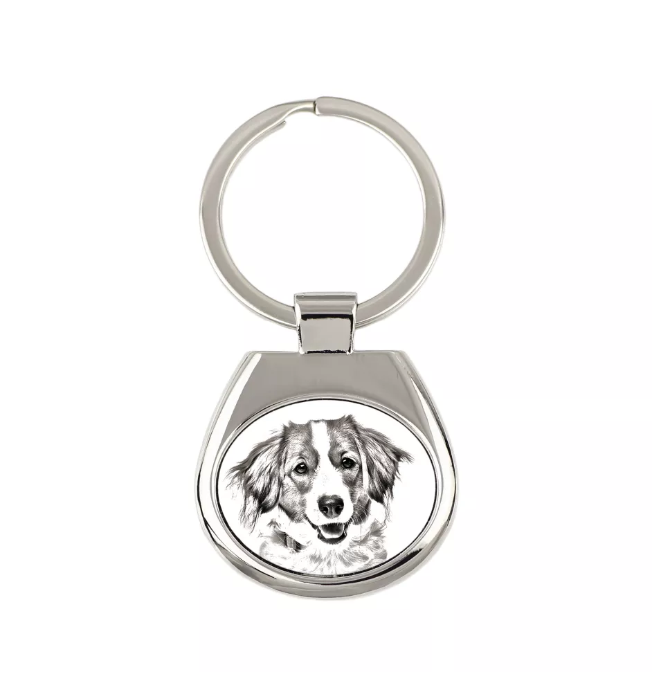 Kooikerhondje - keychain with a dog, keychain with a print, personalized pendant from the Art-Dog brand