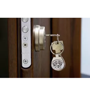 Kooikerhondje - keychain with a dog, keychain with a print, personalized pendant from the Art-Dog brand