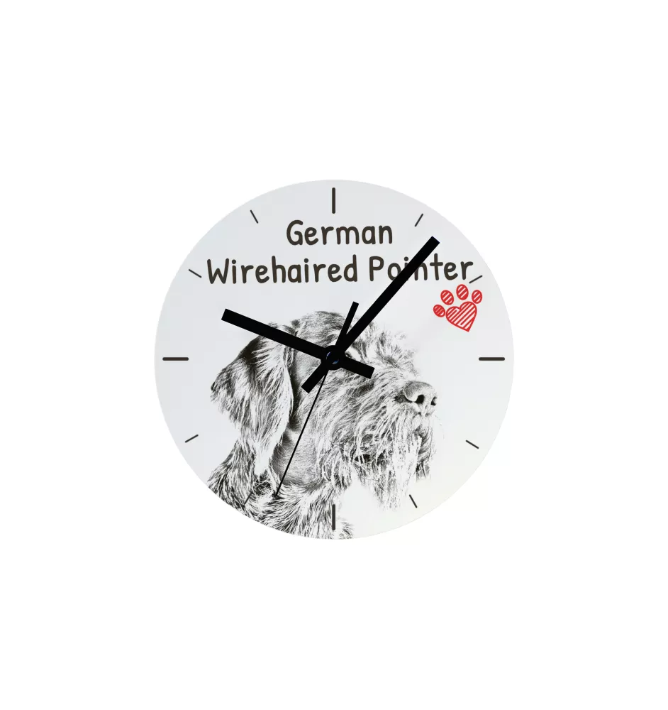 Komondor, Hungarian sheepdog, Mop Dog - wall clock with a dog, shelf clock with a print, personalized home decoration from the Art-Dog brand