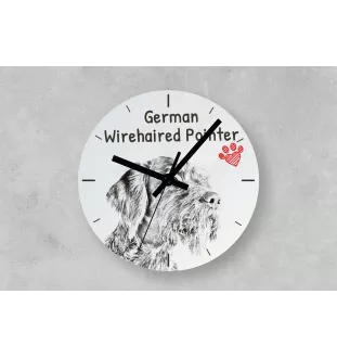 Komondor - Wanduhr mit Hund, Regal Uhr mit Druck, personalisierte Hausdekoration von Art-Dog.