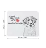Kooikerhondje - mouse pad with print, personalized dog-themed mouse pad, unique gadget for an office worker by Art-Dog brand