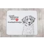 Kooikerhondje - mouse pad with print, personalized dog-themed mouse pad, unique gadget for an office worker by Art-Dog brand