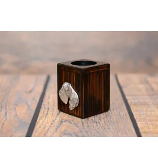 Kerry Blue Terrier świecznik kwadratowy Art-Dog