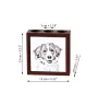Kooikerhondje - Stifthalter mit Hund, Schreibtischorganizer mit Aufdruck, personalisierte Schreibtischdekoration der Marke Art-Dog