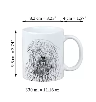 Komondor, Hungarian sheepdog, Mop Dog - cup with a dog, cup with a photo, personalized gift from the Art-Dog brand