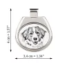 Kooikerhondje - dog necklace, personalized pendant with a photo, unique necklace for women and men by Art-Dog brand