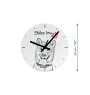 Kooikerhondje - wall clock with a dog, shelf clock with a print, personalized home decoration from the Art-Dog brand