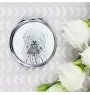 Komondor, Hungarian sheepdog, Mop Dog - Pocket mirror with a dog, personalized mirror for a purse, compact mirror with Art-Dog brand print.
