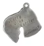 Terrier Kerry Blue - un collier avec un chien, un pendentif de chien sur une chaîne en argent, un bijou unique de la marque Art-Dog