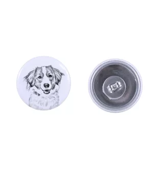 Kooikerhondje - unique dog earrings, your pet on a keychain, Art-Dog's own brand