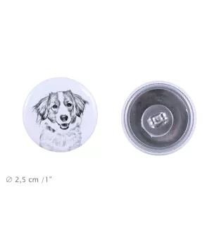 Chien d'eau de la Romagne - boucles d'oreilles uniques avec un chien, votre animal de compagnie sur un porte-clés, marque propre Art-Dog