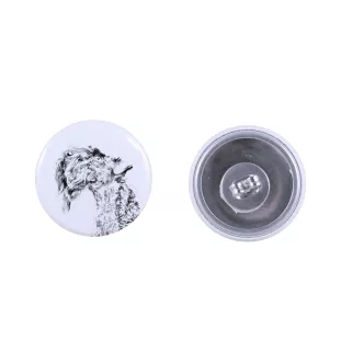 Kerry Blue Terrier kolczyki z psem mały Art-Dog