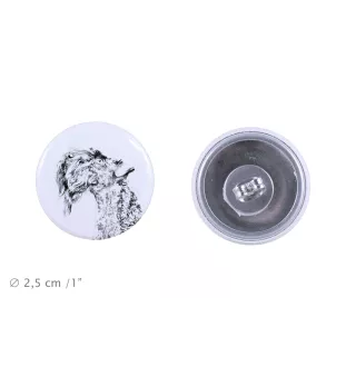 Kerry Blue Terrier kolczyki z psem mały Art-Dog