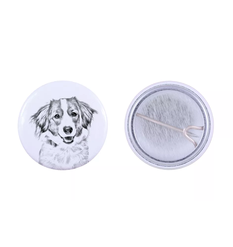 Kooikerhondje przypinka z psem mała Art-Dog