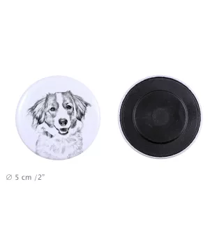 Chien d'eau de la Romagne - aimant avec un œil de chien, exceptionnellement léger, aimant puissant, produit fabriqué à la main par la marque Art-Dog