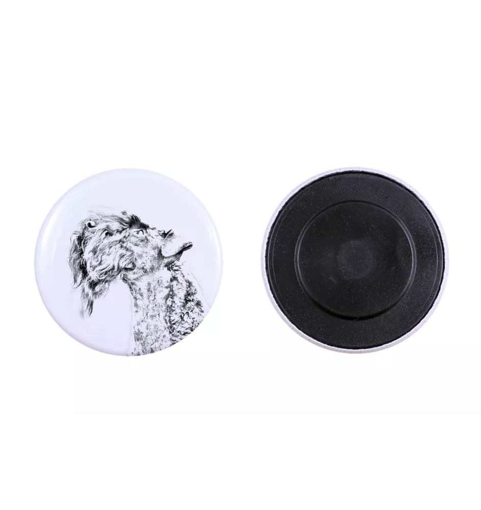 Kerry Blue Terrier, Irish Blue Terrier - magnet with a dog's pupil, exceptionally light, strong magnet, handmade product by the Art-Dog brand