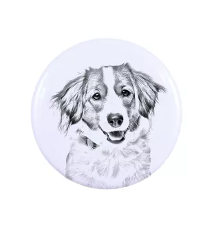 Kooikerhondje - Anstecknadel mit Ihrem Hund, fügen Sie Ihr eigenes Foto hinzu, Marke Art-Dog