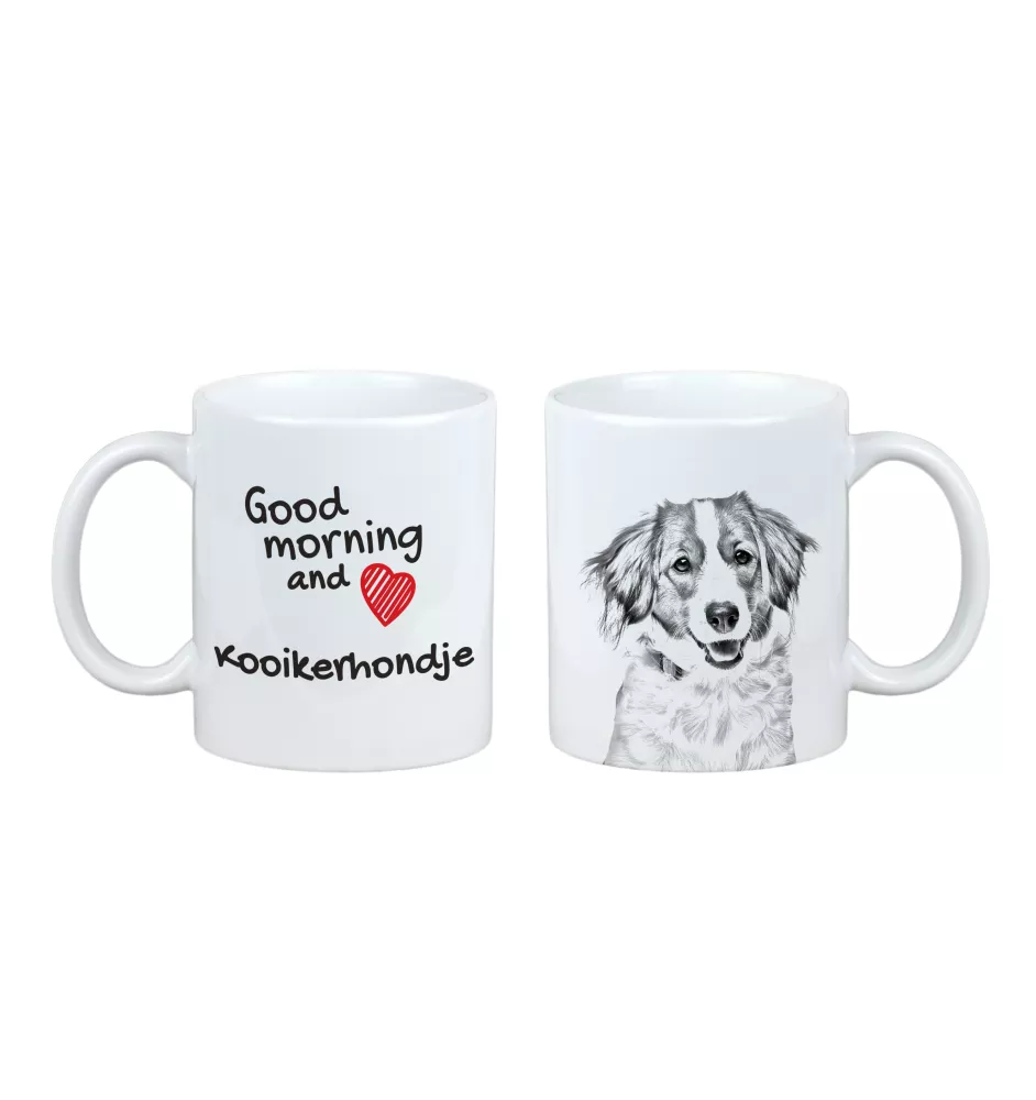 Kooikerhondje - cup with a dog, cup with a photo, personalized gift from the Art-Dog brand