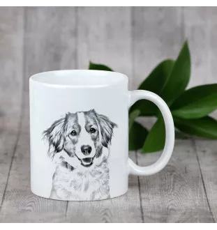 Kooikerhondje - Tasse mit Hund, fröhliche Tasse für Hundeliebhaber, personalisiertes Geschenk der Marke Art-Dog