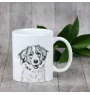 Kooikerhondje - cup with a dog, cheerful cup for a dog lover, personalized gift from the Art-Dog brand