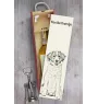 Chien d'eau de la Romagne - boîte à vin avec chien, boîte à alcool avec graphisme, boîte cadeau personnalisée de la marque Art-Dog