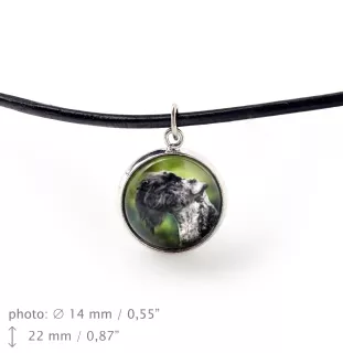 Kerry Blue Terrier, Irish Blue Terrier - a set of jewelry in a box, necklace, earrings, bracelet, products from the Art-Dog brand