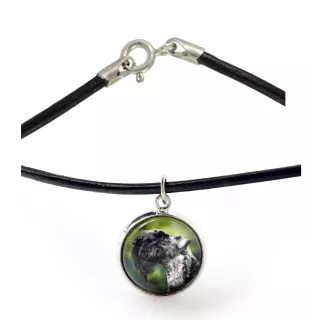 Kerry Blue Terrier, Irish Blue Terrier - Halskette in einer Schachtel, elegante Verzierung, Anhänger der Marke Art-Dog