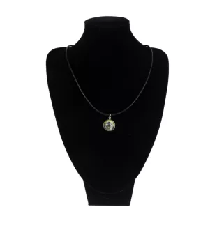 Kerry Blue Terrier naszyjnik w pudełku ze zdjęciem Art-Dog