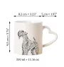 Kerry Blue Terrier, Irish Blue Terrier - Tasse mit Hund, entzückende Tasse mit herzförmigem Henkel, universelles Geschenk der Marke Art-Dog