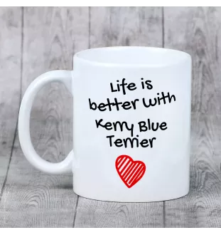 Terrier Kerry Blue - tasse avec chien, tasse avec photo, cadeau personnalisé de la marque Art-Dog