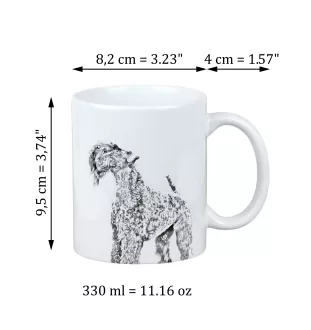 Kerry Blue Terrier, Irish Blue Terrier - Tasse mit Hund, entzückende Tasse mit Grafik, Geschenk mit Ihrem Foto von der Marke Art-Dog