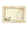 Kromfohrländer, Kromi - Photo frame, engraved wooden frame, a lovely gadget for the dog lover by Art-Dog