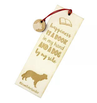 Kromfohrländer - marque-page pour livre avec chien, marque-page personnalisé, accessoire canin pour les lecteurs de la marque Art-Dog