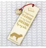 Kromfohrländer - marque-page pour livre avec chien, marque-page personnalisé, accessoire canin pour les lecteurs de la marque Art-Dog