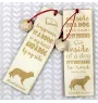 Kromfohrländer - marque-page pour livre avec chien, marque-page personnalisé, accessoire canin pour les lecteurs de la marque Art-Dog