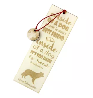 Kromfohrländer zakładka do książki outside Art-Dog