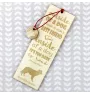 Kromfohrländer, Kromi - dog bookmark, personalized bookmark, gift for bookworm from Art-Dog brand