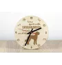 Labradoodle - Hundeuhr, Holzuhr, Wanduhr für Hundefreunde, Tisch- und Regaluhr, Art-Dog
