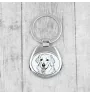 Kuvasz - keychain with a dog, keychain with a print, personalized pendant from the Art-Dog brand