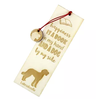 Labradoodle - Lesezeichen mit Hund, personalisiertes Lesezeichen, Hundeaccessoire für Leser der Marke Art-Dog