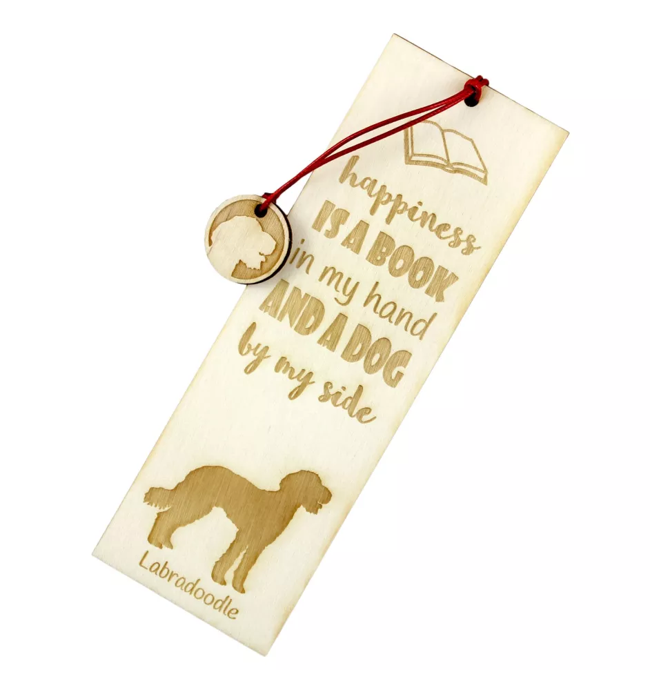 Labradoodle - Lesezeichen mit Hund, personalisiertes Lesezeichen, Hundeaccessoire für Leser der Marke Art-Dog