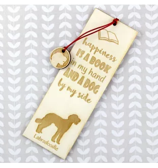 Labradoodle, Labrapoodle - marque-page pour livre avec chien, marque-page personnalisé, accessoire canin pour les lecteurs de la marque Art-Dog