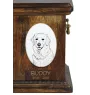 Kuvasz - une plaque commémorative avec une photo de chien, une plaque funéraire avec une impression, une plaque ovale personnalisée de la marque Art-Dog