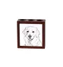 Kuvasz - pen holder with a dog, desk organizer with a print, personalized desk decoration from the Art-Dog brand.