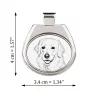 Kuvasz - dog necklace, personalized pendant with a photo, unique necklace for women and men by Art-Dog brand