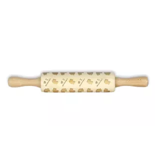 Labradoodle - kleiner Nudelholz mit Hundemuster, Nudelholz für Kinder, Verzierung von Keramikton von Art-Dog.