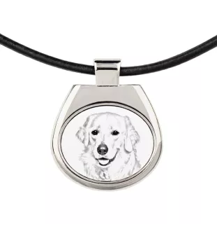 Kuvasz - collier avec chien, pendentif personnalisé avec photo, collier unique pour femmes et hommes de la marque Art-Dog
