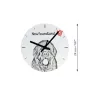 Kuvasz - wall clock with a dog, shelf clock with a print, personalized home decoration from the Art-Dog brand